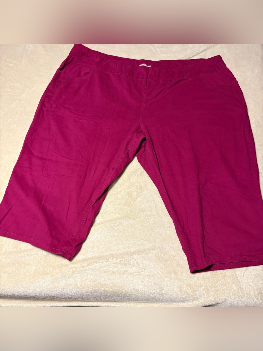 Woman Within Fuchsia Bermuda Shorts